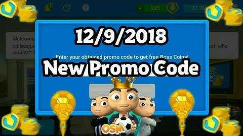 OSM New Promo Code | Online Soccer Manager Promo Code 12/9/2018