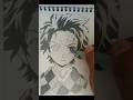 tanjiro skech #pencilsketch #viral #art #shorts #tanjiro #drawing #animesketch