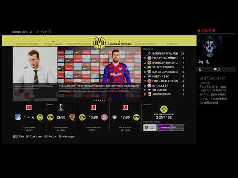 Efootball PES Master League BvB Dortmund career part 3  
