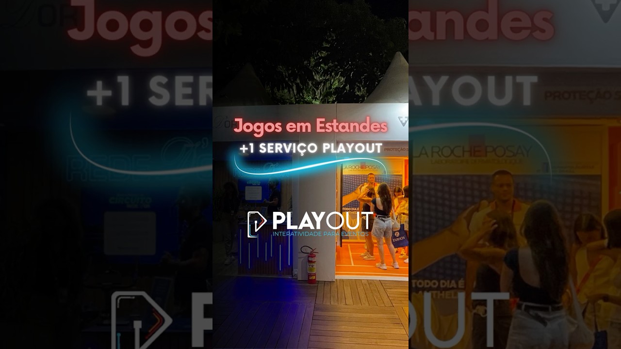 Jogos Interativos em Stands Corporativos | PlayOut - Tecnologia para Eventos