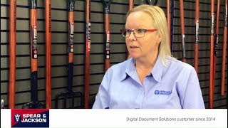 Digital Document Solutions MPS Testimonial by Spear And Jackson