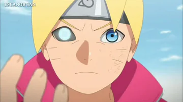 Boruto Uzumaki Activates Jougan | Boruto Shinki vs Urashiki (English Sub)