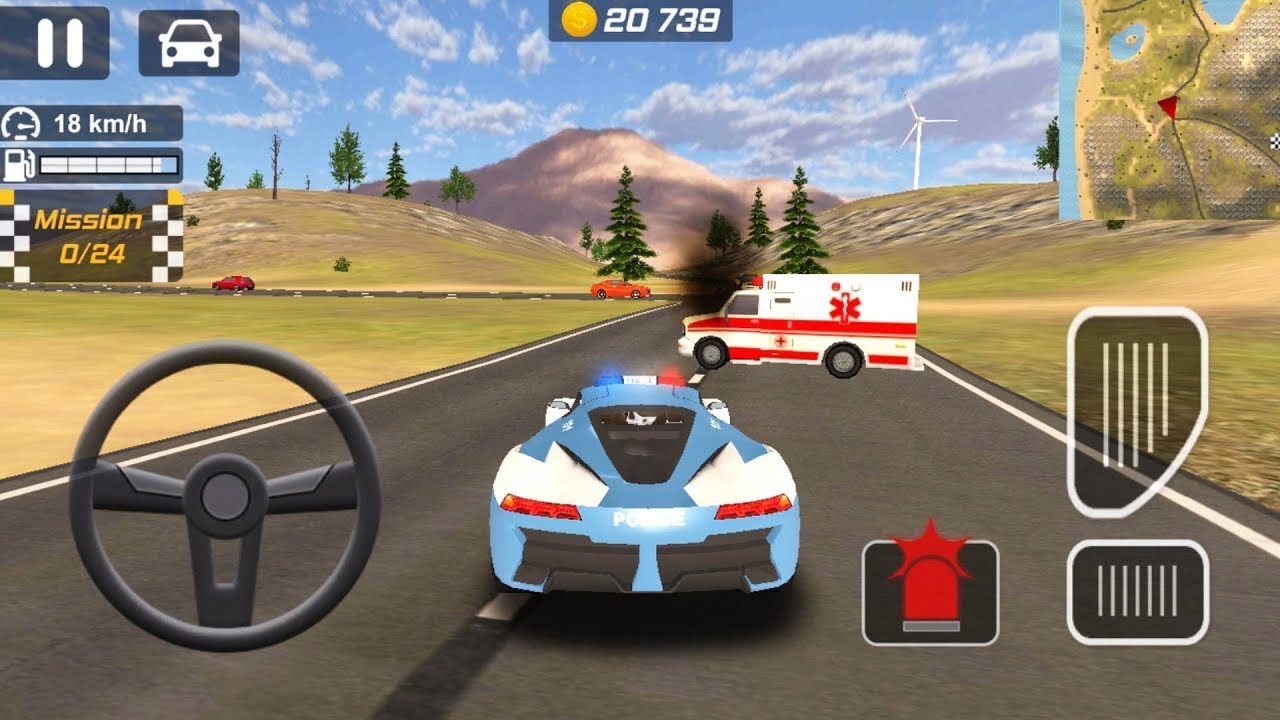 Juegos de Carros Policias - Conductor de Carro Policia - Juegos de