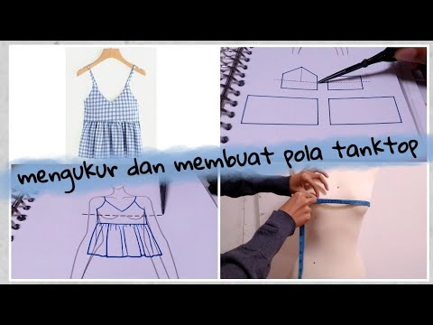 Membuat pola tanktop