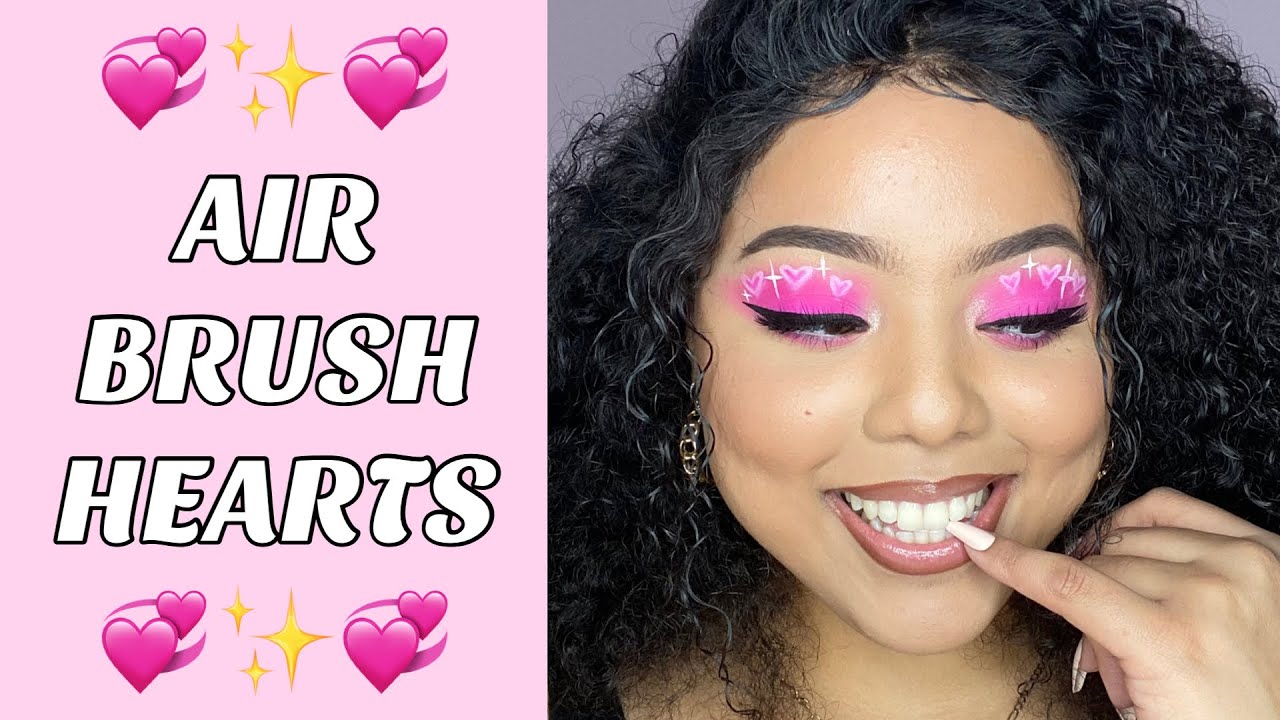 AIRBRUSH HEARTS TUTORIAL 💕 YouTube