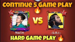 Sri Vs Nazim Carrom pool 🔥😎 | Continue Top 5 game play 🔥| Carrom pool 🔥 Game play | Gaming Nazim screenshot 3