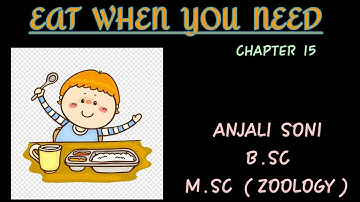 Class 5th/ EVS/ RBSE/ Chapter 15/ EAT WHEN YOU NEED