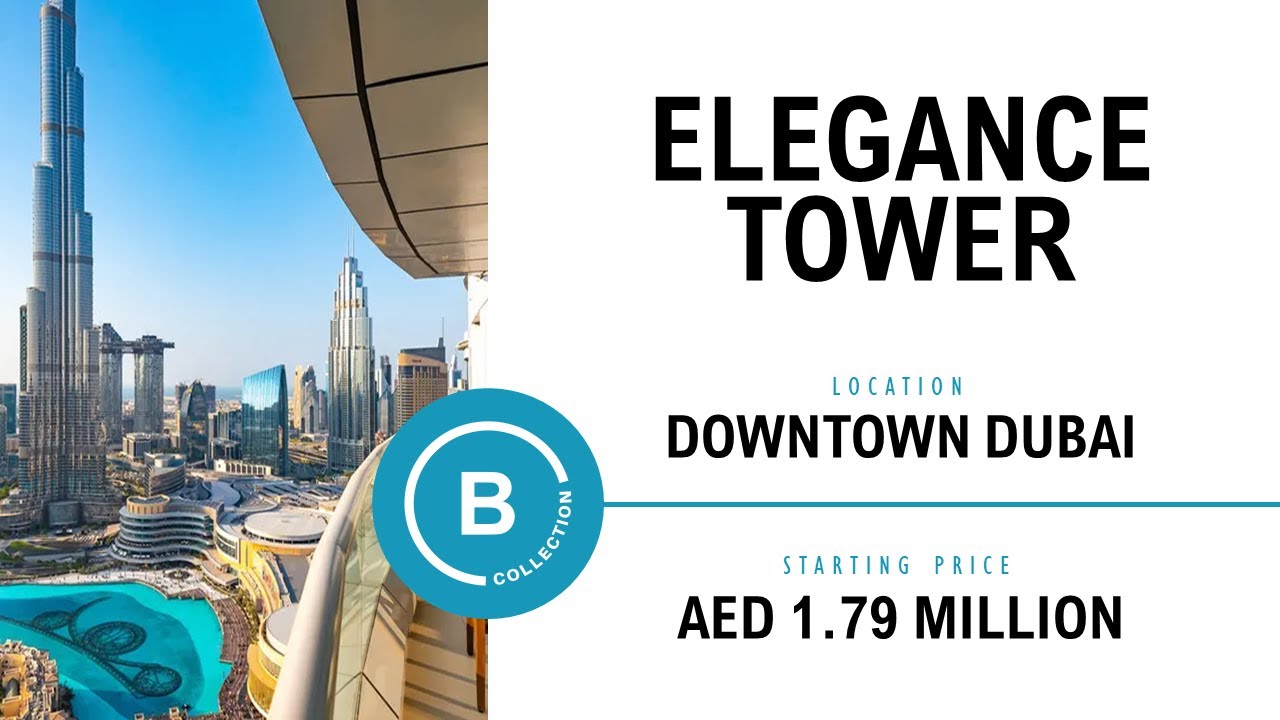 Luxury 1-2 Bedroom Downtown Apartments, walking dist. to Dubai Mall I Elegance Tower, Downtown Dubai