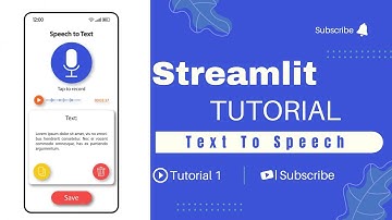 Streamlit Audio to Text Converter Web App | Complete Streamlit Python Course | Tutorial 1