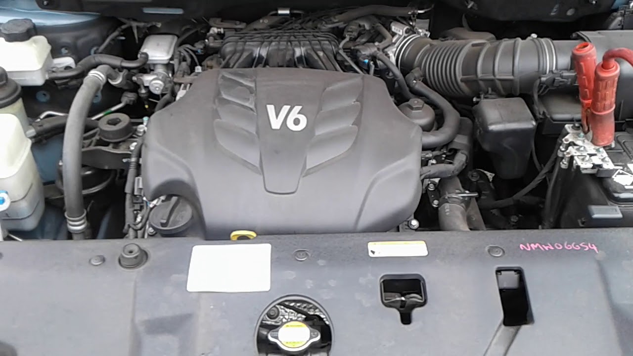 NMW06654 Kia Grand Carnival 3.5 G6DC Engine test - YouTube