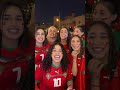 فرحة شابات مغربيات بفوز المنتخب المغربي للشباب اقل من 20 عام المغرب 20