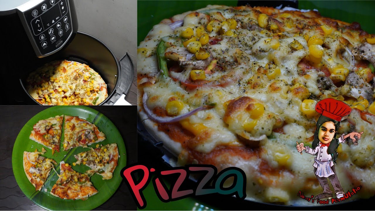 How to make Pizza in Airfryer Homemade pizza Pizza With Readymade