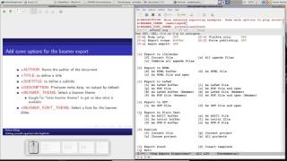 OrgMode E06S02: Advanced exporting