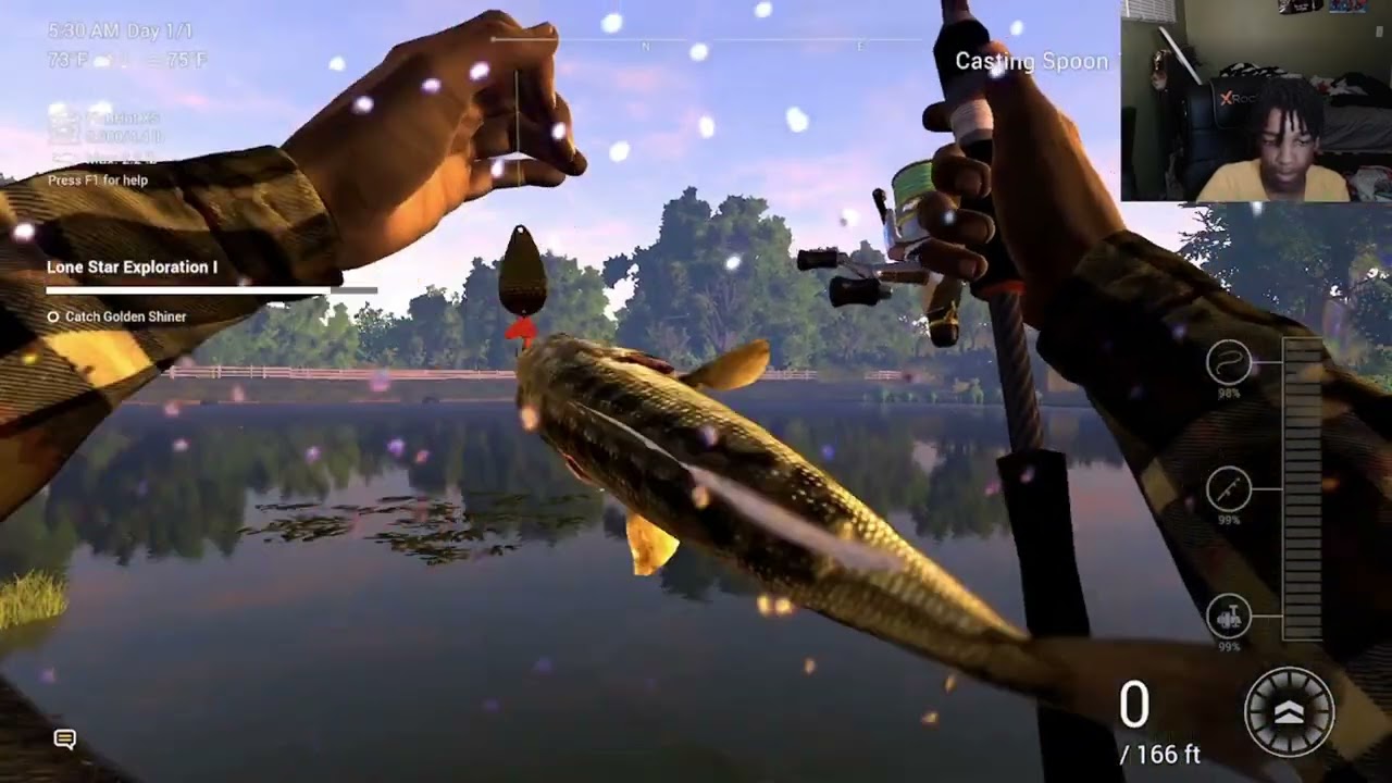 I CAUGHT MY FIRST BASS! [Fishing Planet Part 2]