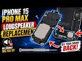 iPhone 15 Pro Max No Sound Fix – Full Loudspeaker Repair!