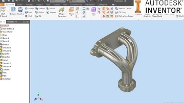 Autodesk Inventor Tutorial for Beginners - Pipe with flange - Practice Part