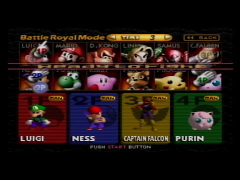 How to unlock hidden characters in Smash Bros. 64