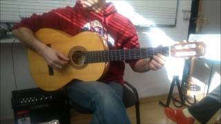 Video thumbnail of "Tanguillos a guitarra, de la melodía cantada"