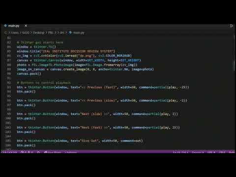 Decision Review System Using Python