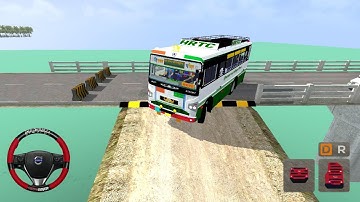 HRTC BS4 Bus Mod For Bussid - Bus Simulator Indonesia Gameplay 😲🎧 - Android Gameplay 