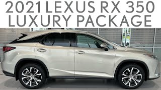 2021 Lexus RX 350 Luxury Package (L200386A) - Full Review and Walk Around