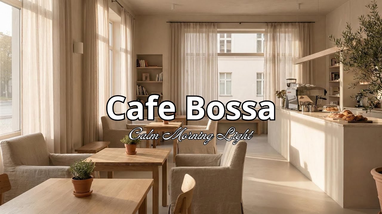 Calm Morning Light in Cafe Bossa for Work, Study & Relax