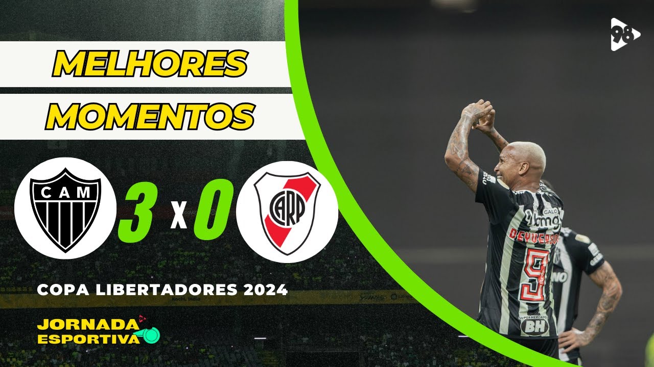 CONFIRA os MELHORES MOMENTOS de ATLÉTICO 3 x 0 RIVER PLATE - YouTube
