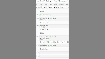 How to Split Arrays in NumPy in Seconds 🔥 | Python for Data Science and Analysis #shorts