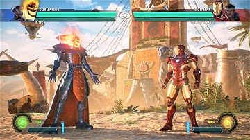 Dormammu & Ultron vs Iron Man & Doctor Strange (Hardest AI) - Marvel vs Capcom: Infinite