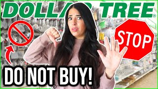 STOP BUYING THESE ITEMS AT DOLLAR TREE!