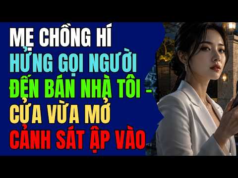 MẸ CHỒNG HÍ HỬNG GỌI NGƯỜI ĐẾN BÁN NHÀ TÔI - CỬA VỪA MỞ CẢNH SÁT ẬP VÀO