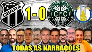 Todas as narrações - Ceará 1 x 0 Coritiba | Brasileirão Série B 2024