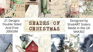 ShokART Shades of Christmas Large Format Pad