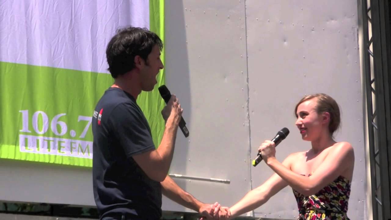 SAMANTHA HILL AND KYLE BARISICH PERORM ALL I ASK OF YOU IN BRYANT PARK