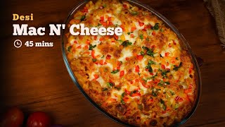 Desi Mac N Cheese Pasta Recipe | Easy Pasta Recipes | Cookd screenshot 3