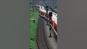 Two trains come on same tracks, Bumpy Railroad, Indian train game #train #railroad #traingame