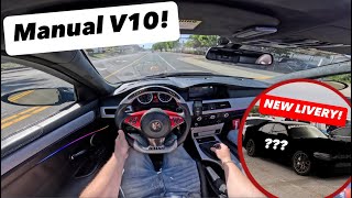 Creating a New Livery For the Driftcat | First time driving a 6-Speed BMW M5! Creating a New Livery For the Driftcat | First time driving a 6-Speed BMW M5!
