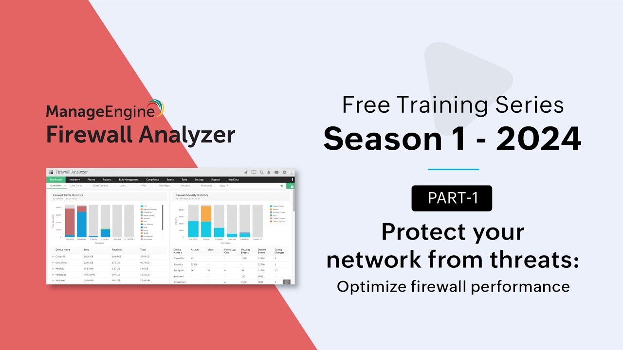 Firewall Analyzer free training - Part 1 (Season 1) 2024 - YouTube