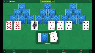 Star Club\Solitaire World Tour\TriPeaks - #18: Hard - Clear 5 Queens in 2 deals screenshot 4