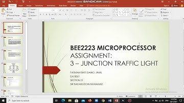 BEE2223 MICROPROCESSOR ASSIGNMENT : 3 - JUNCTION TRAFFIC LIGHT