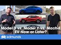 Tesla Model 3 vs. Model Y vs. Ford Mustang Mach-E: Price, Range, Interior & More