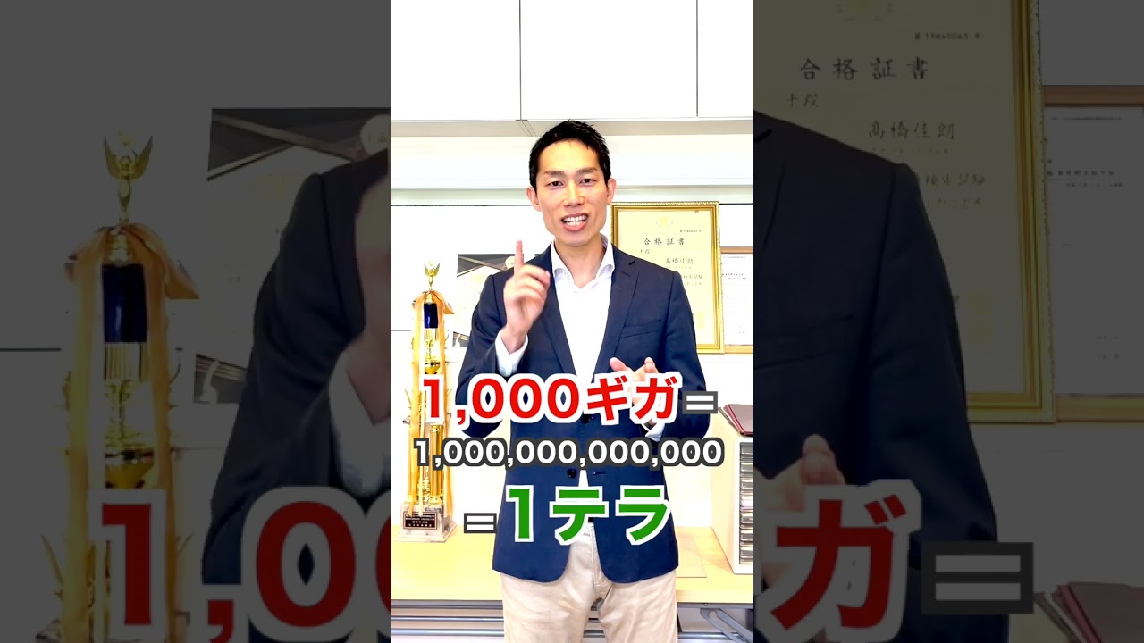ギガ」はゼロが◯個つく！さらに上の単位は？ #shorts - YouTube