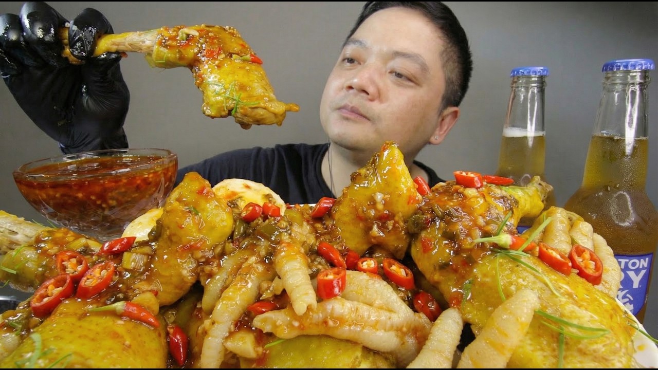 Spicy Yellow Chicken Steam, Boneless Chicken Feat Mukbang | Eat and Drink | Yen An Uong