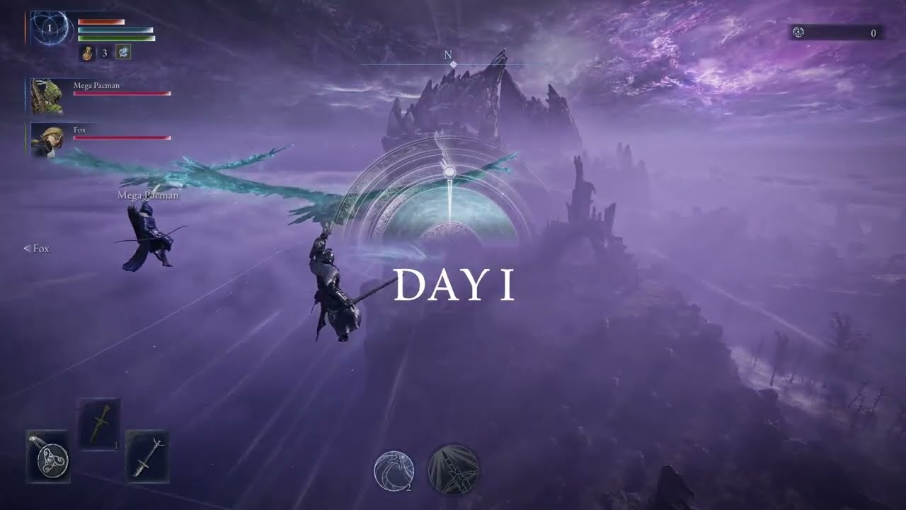 Elden Ring Nightriegn - Dark Sovereign Gaping Jaw Run w/ Megapacman and Fox