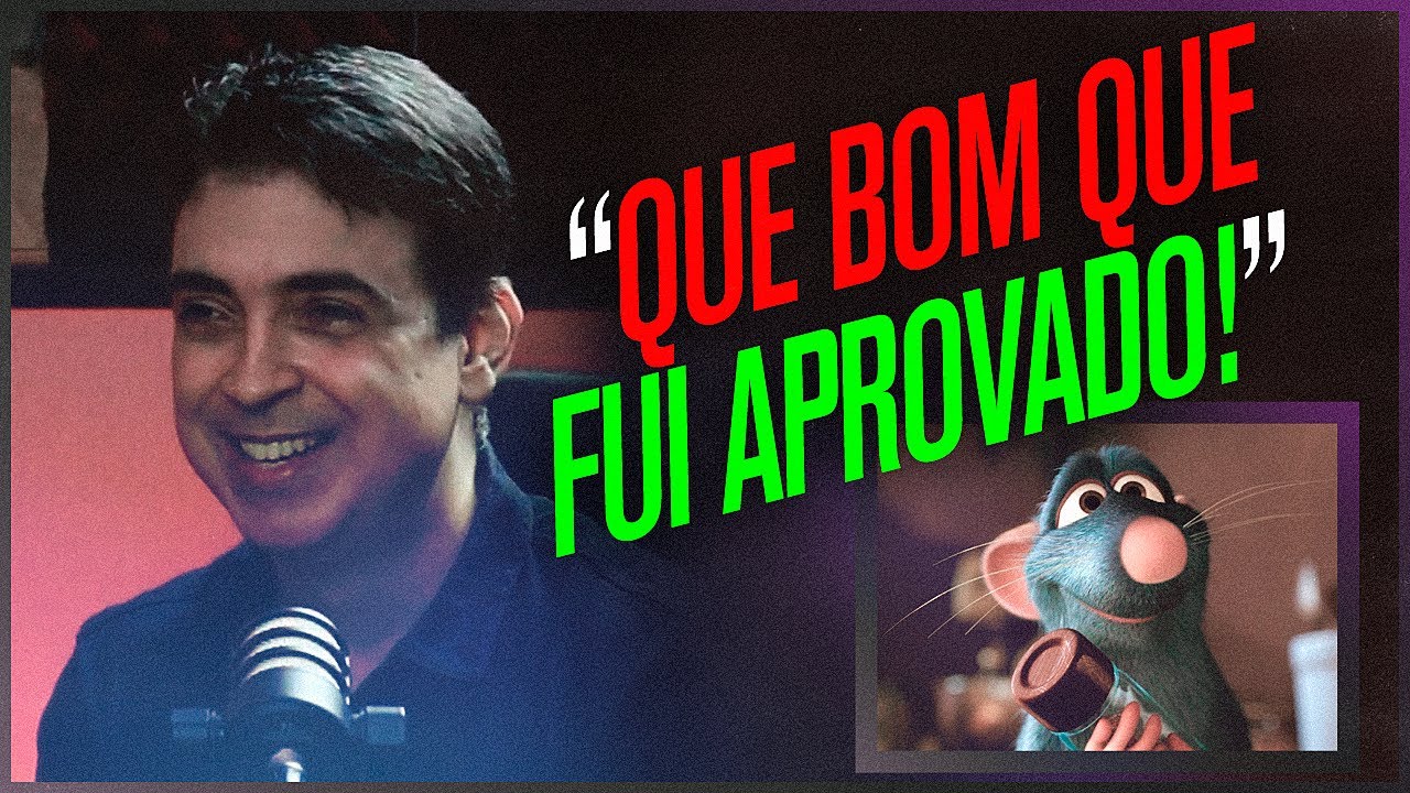 DUBLADOR DO REMY (RATATOUILLE) conta como foi DUBLAR o PERSONAGEM da DISNEY