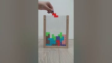 Tetris Game Colored Puzzle Blocks