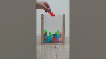 Tetris Game Colored Puzzle Blocks