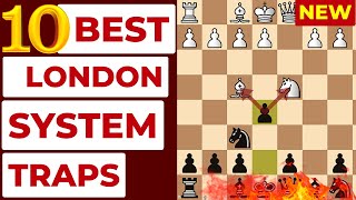 10😲 Unbelievable London System Traps Rarely Seen On YouTube ☑️☑️☑️