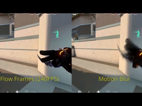 Motion Blur vs FlowFrames (links in desc)