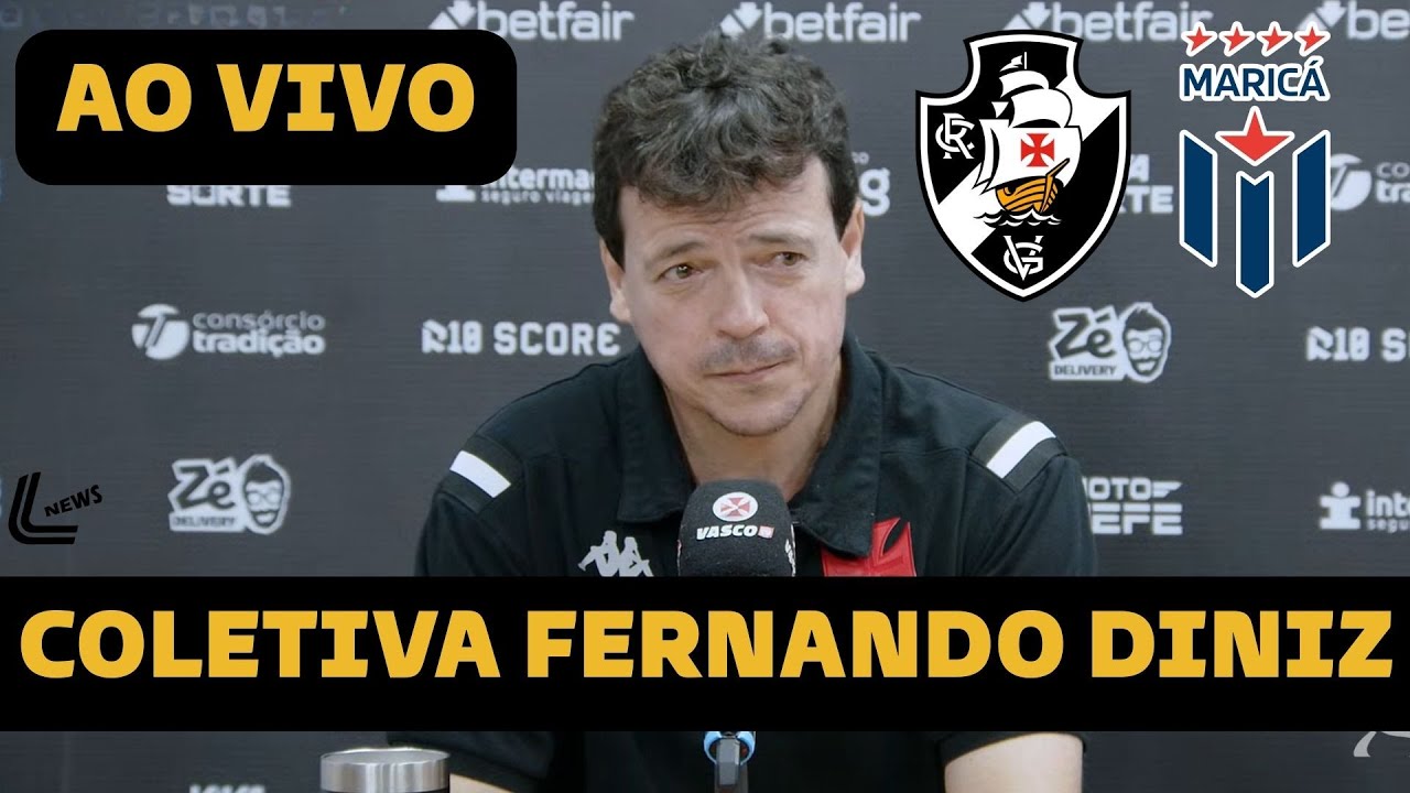 COLETIVA DINIZ AO VIVO COM IMAGENS - VASCO X MARICÁ - CAMPEONATO CARIOCA 2026